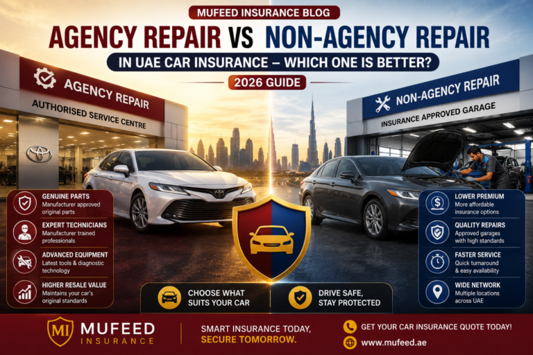 Agency Repair vs Non-Agency Repair in UAE Car Insurance – Which One Is Better