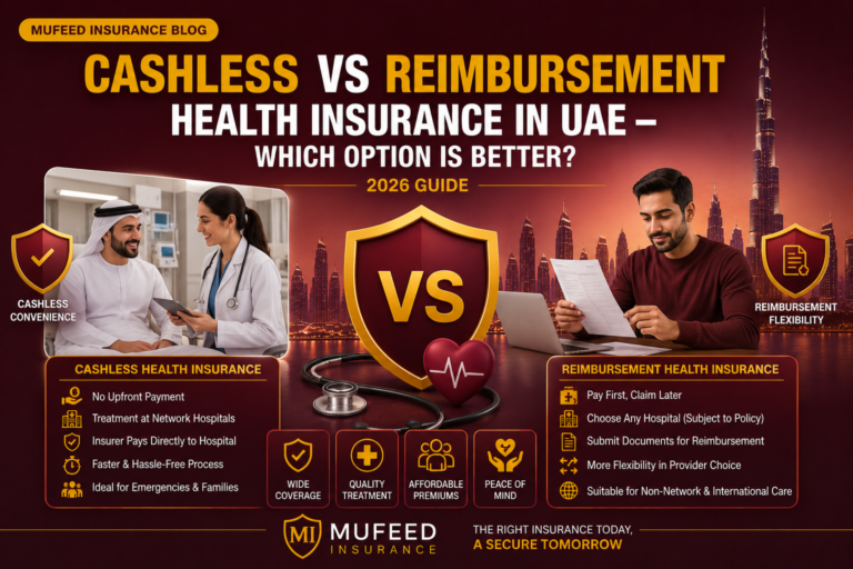 Cashless vs Reimbursement Health Insurance in UAE – Which Option Is Better