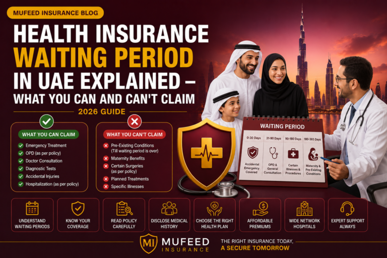 Health Insurance Waiting Period in UAE Explained – What You Can and Can't Claim