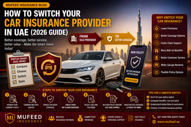 How to Switch Your Car Insurance Provider in UAE (2026 Guide)