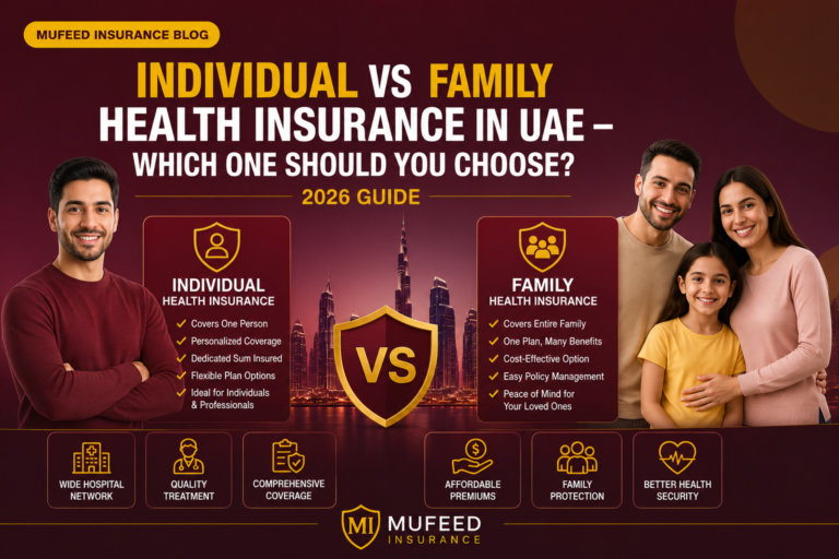 Individual vs Family Health Insurance in UAE – Which One Should You Choose (2026 Guide)