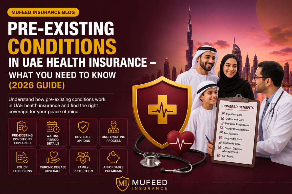 Pre-Existing Conditions in UAE Health Insurance – What You Need to Know (2026 Guide)