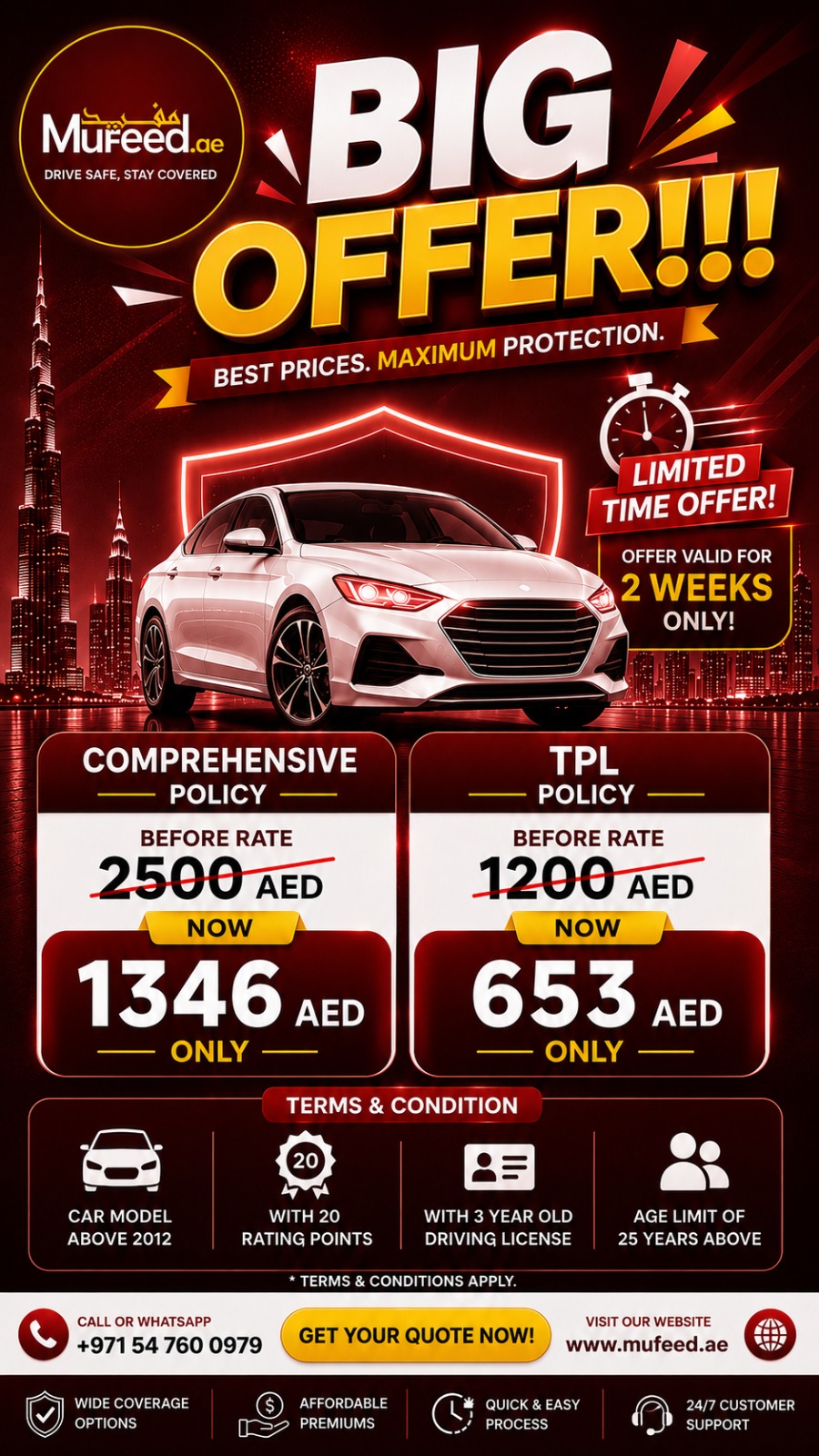 Comprehensive Insurance Discount Offer