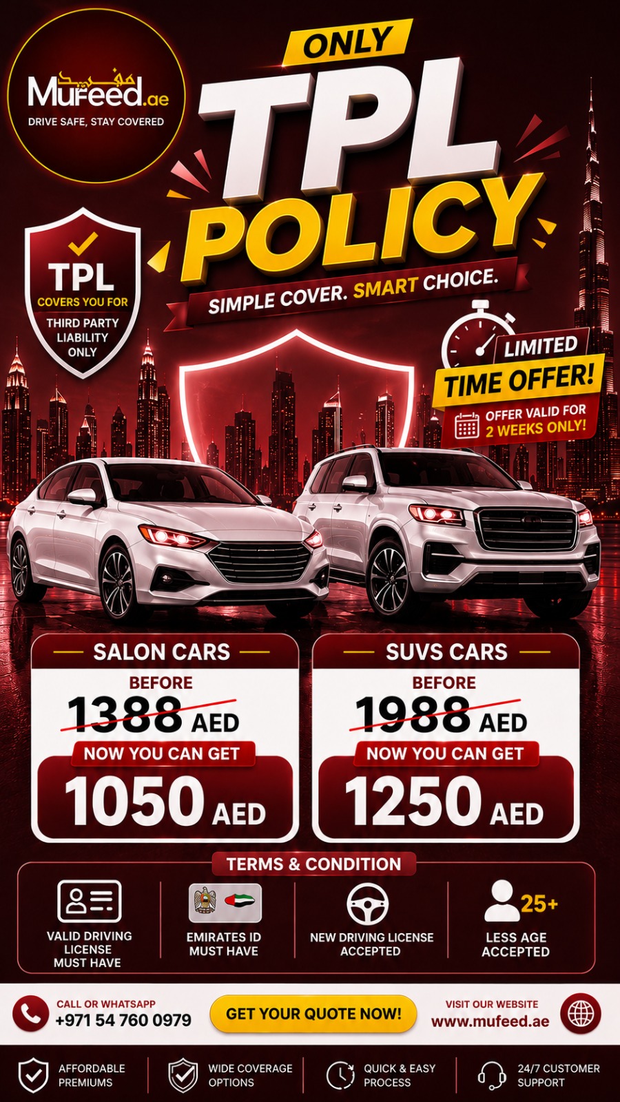 TPL Insurance — Salon & SUVs Cars